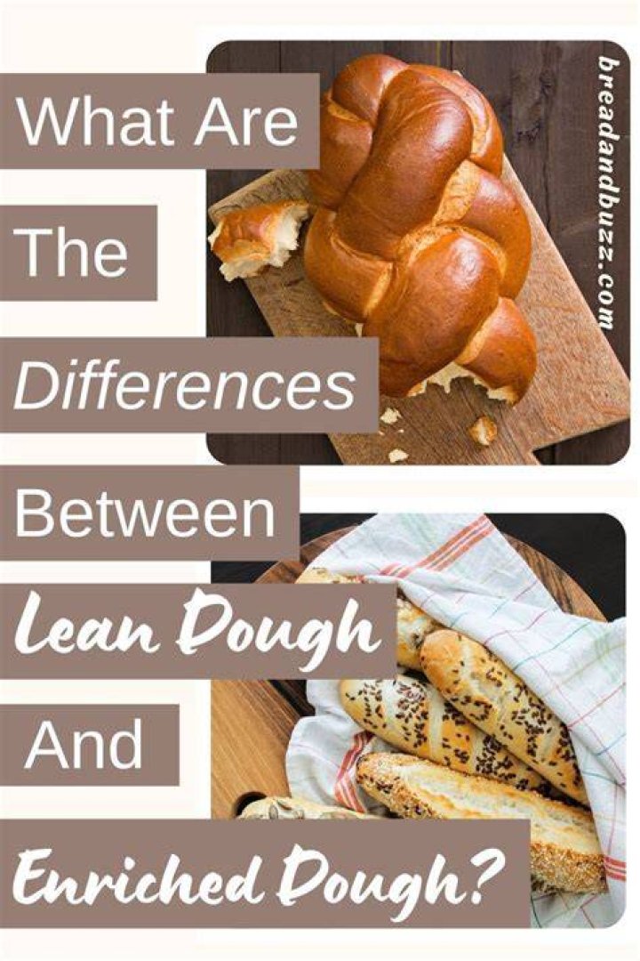 What is the difference between rich and lean yeast dough?
