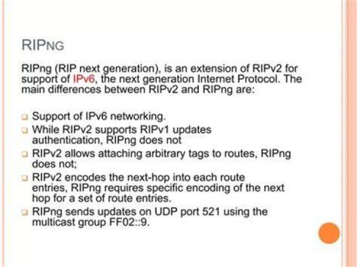 What is the difference between RIP v1 and RIPv2?