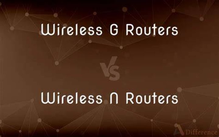What is the difference between Wireless G and N?