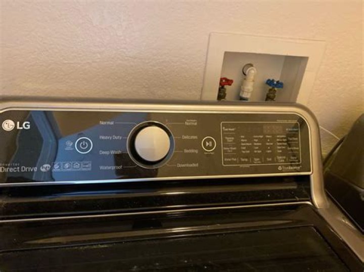 What is the download feature on LG washer?