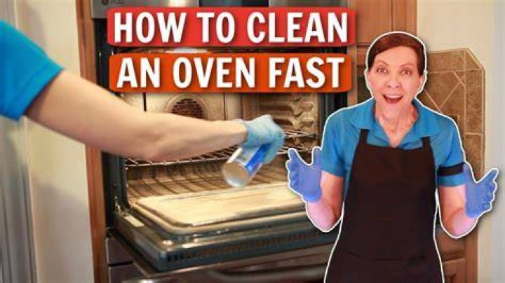 What is the easiest way to clean my oven quickly?
