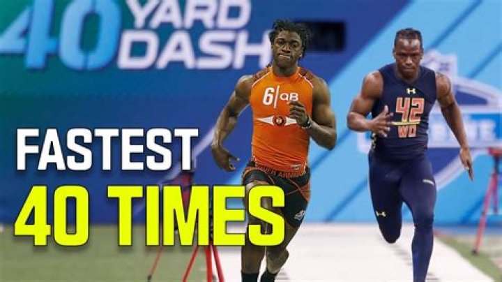 What is the fastest 40 yard dash ever?