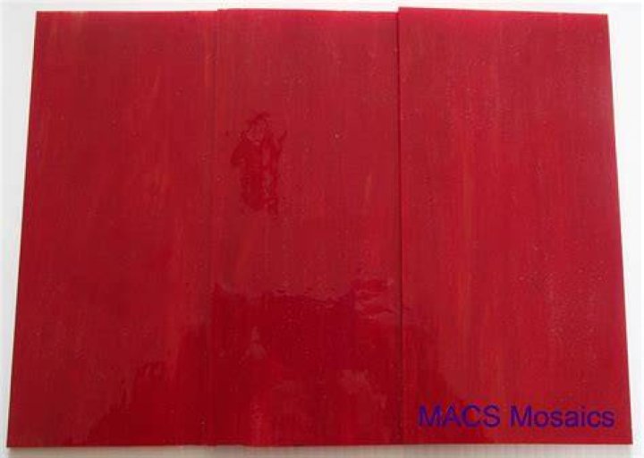 What is the ID for red stained glass?