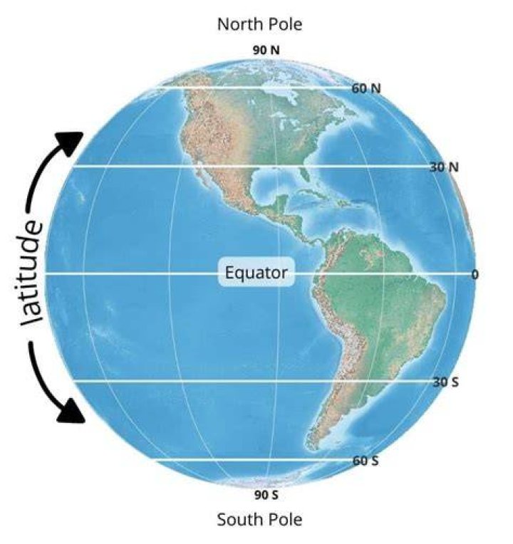 What is the latitude of northern Maine?