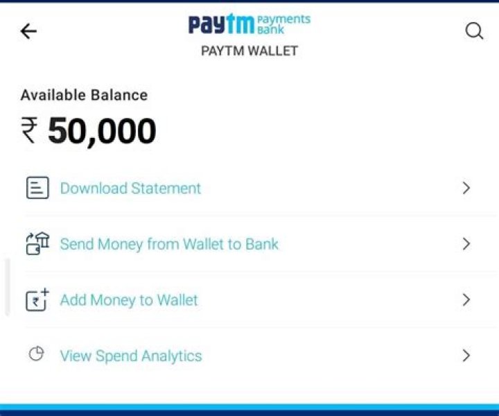 What is the limit of Paytm wallet?