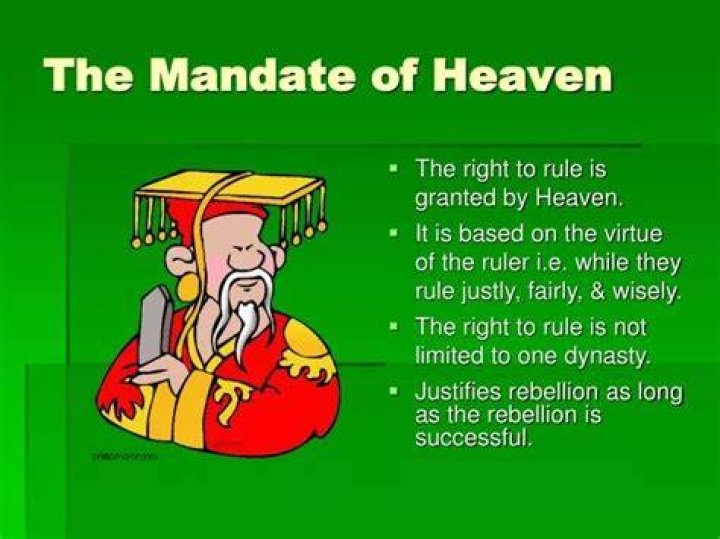 What is the mandate of heaven for kids?