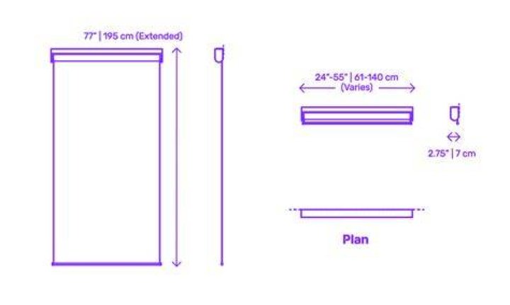 What is the maximum width for a roller blind?