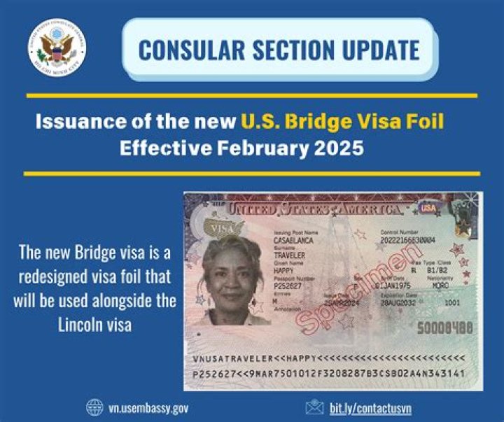 What is the meaning of * in US visa?