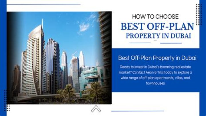 What is the meaning of off plan property?