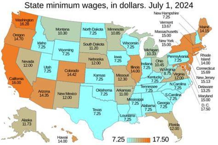 What is the minimum wage at In and Out?