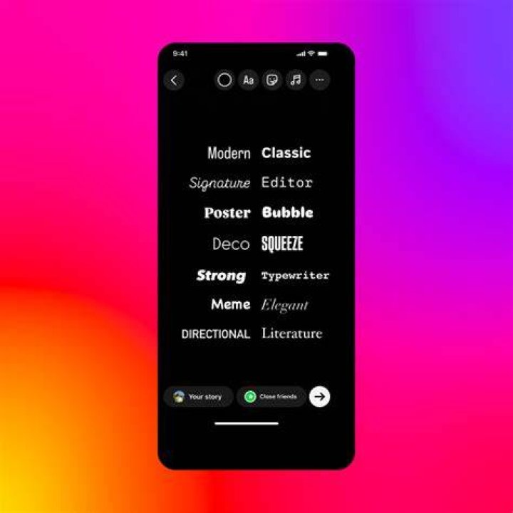 What is the modern font on Instagram?