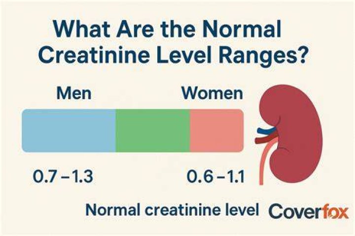 What is the normal range for creatinine in urine?