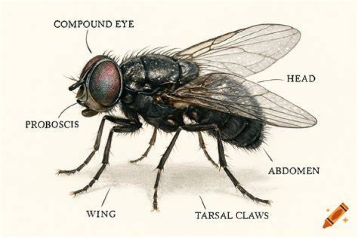 What is the purpose of the common housefly?