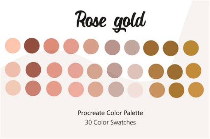 What is the RGB code for rose gold?