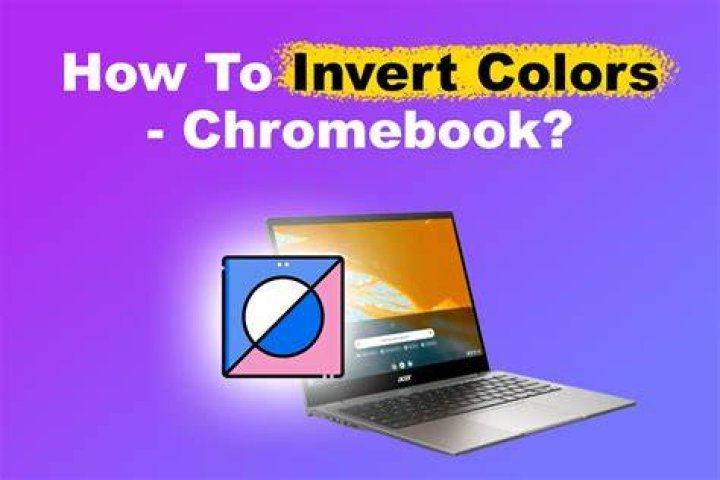 What is the shortcut to invert colors on a Chromebook?