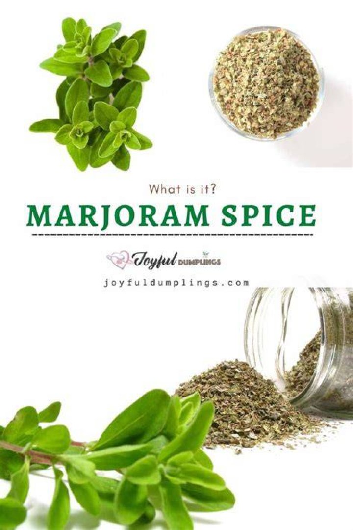 What is the spice marjoram used for?