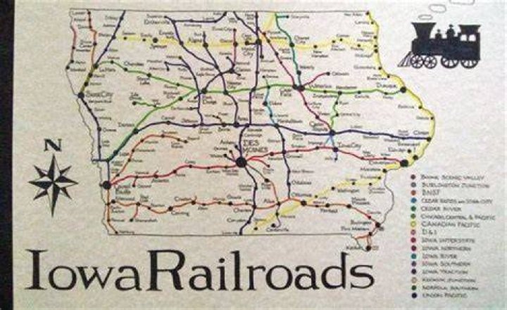 What is the standard railroad right of way?