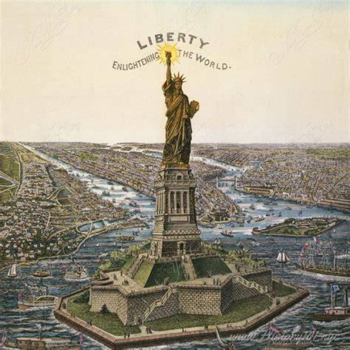What is the Statue of Liberty mostly made of?
