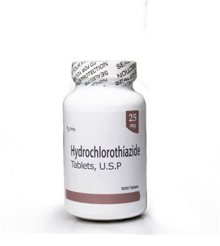 What is the trade name of hydrochlorothiazide?