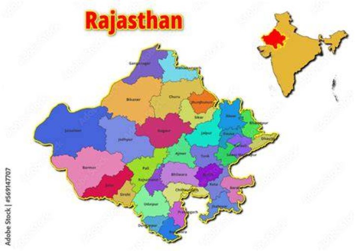 What is TSP and non TSP area in Rajasthan?