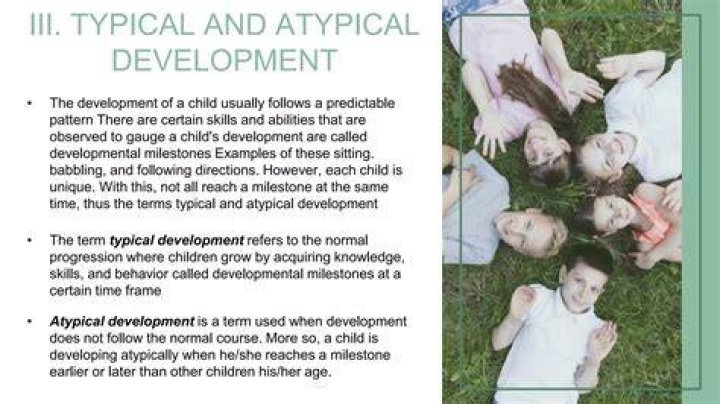 What is typical and atypical development?