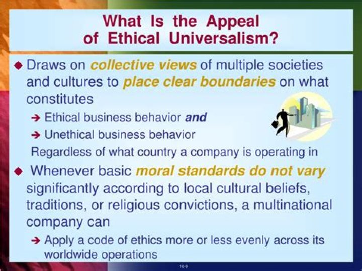 What is universalism in ethics?
