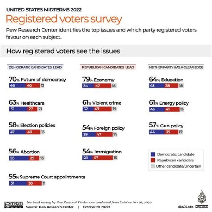 What is voted for in the midterm elections?