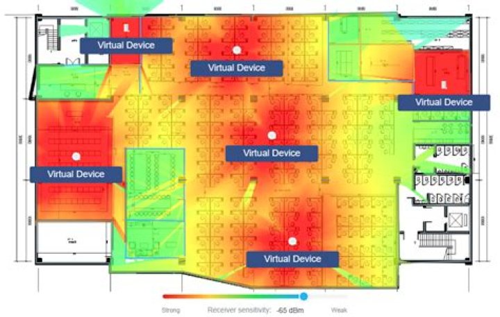 What is wireless heat map?