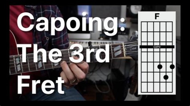 What key is the 3rd fret capo?