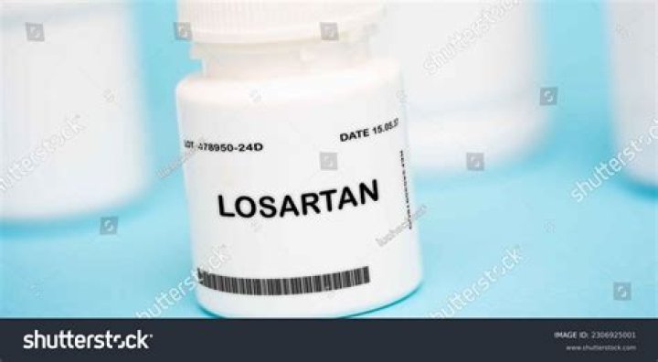 What kind of blood pressure medication is losartan?