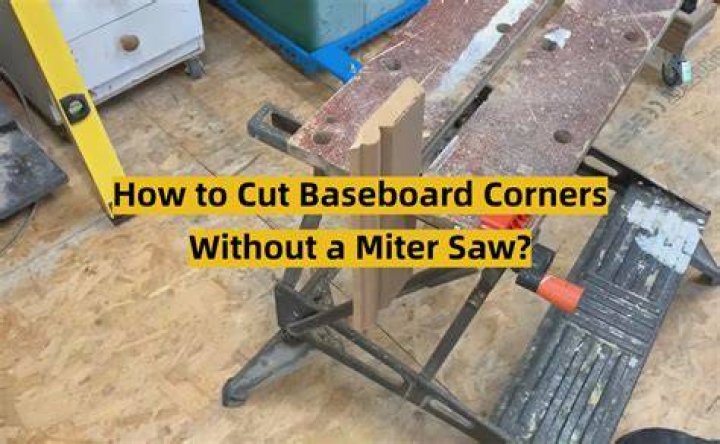 What kind of saw is used to cut baseboards?