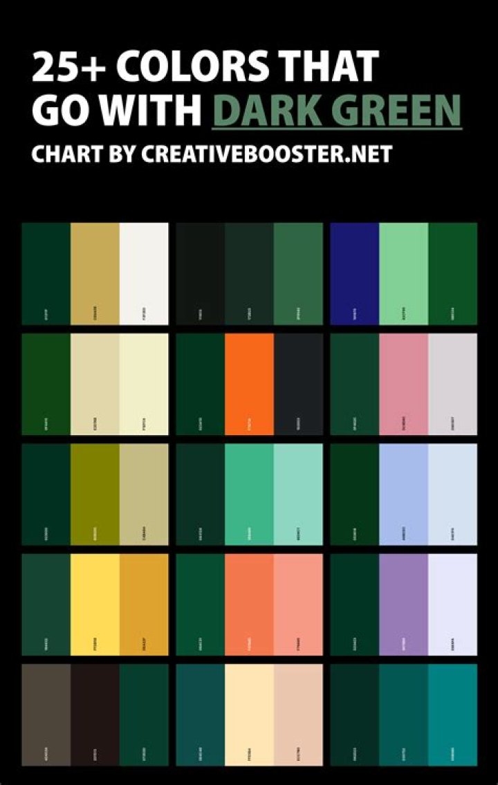 What matches with the color green?