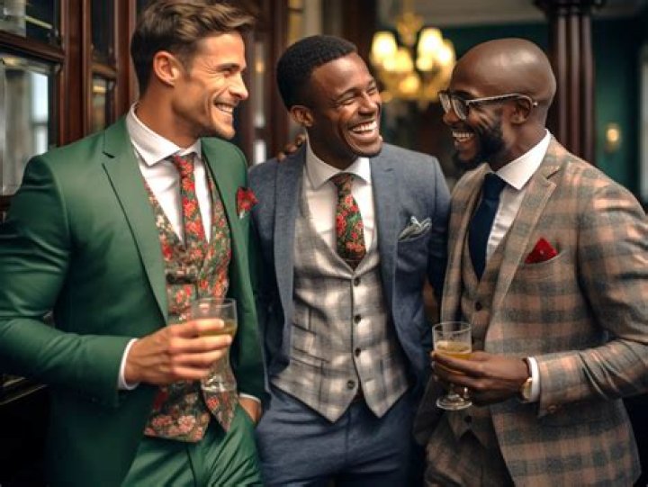 What men should wear to a company holiday party?