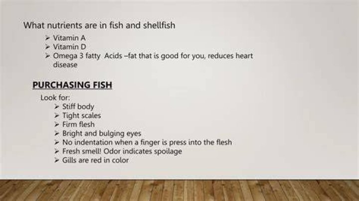 What nutrients are in fish?