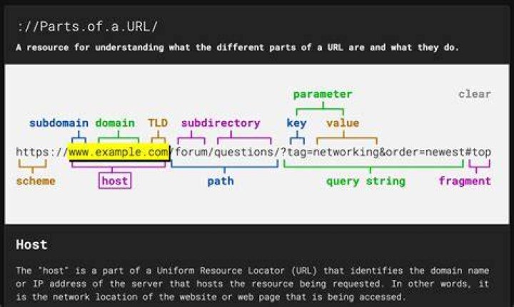 What part of a URL is the top level domain?