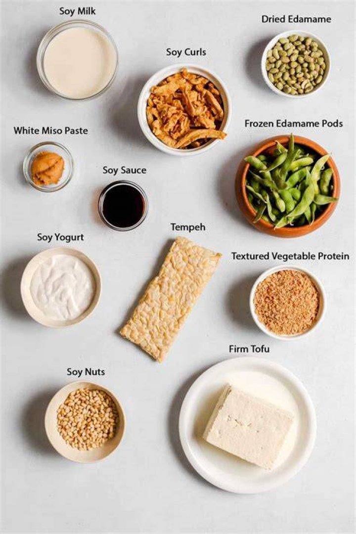 What products are made with soybeans?