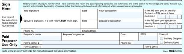 What qualifies as a signed tax return?