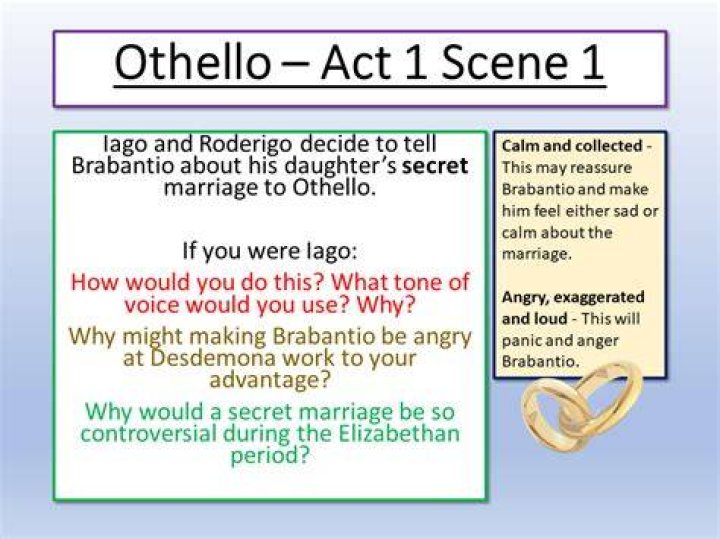 What scene does Othello have a seizure?