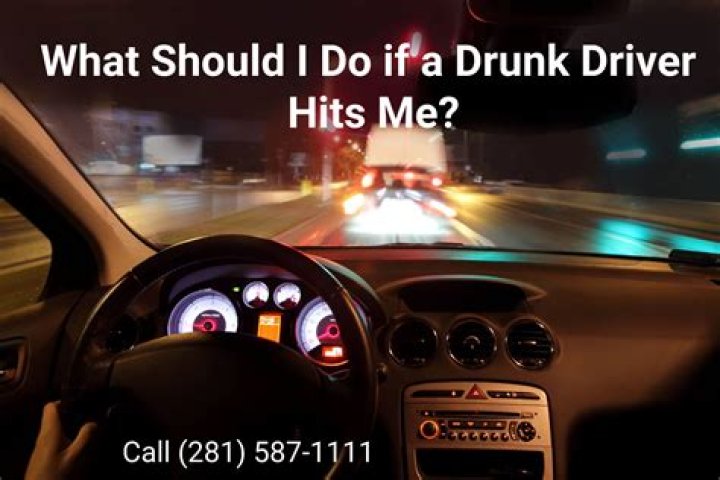 What should I do if I see a drunk driver?