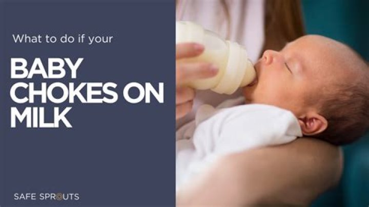What should I do when my baby chokes while breastfeeding?