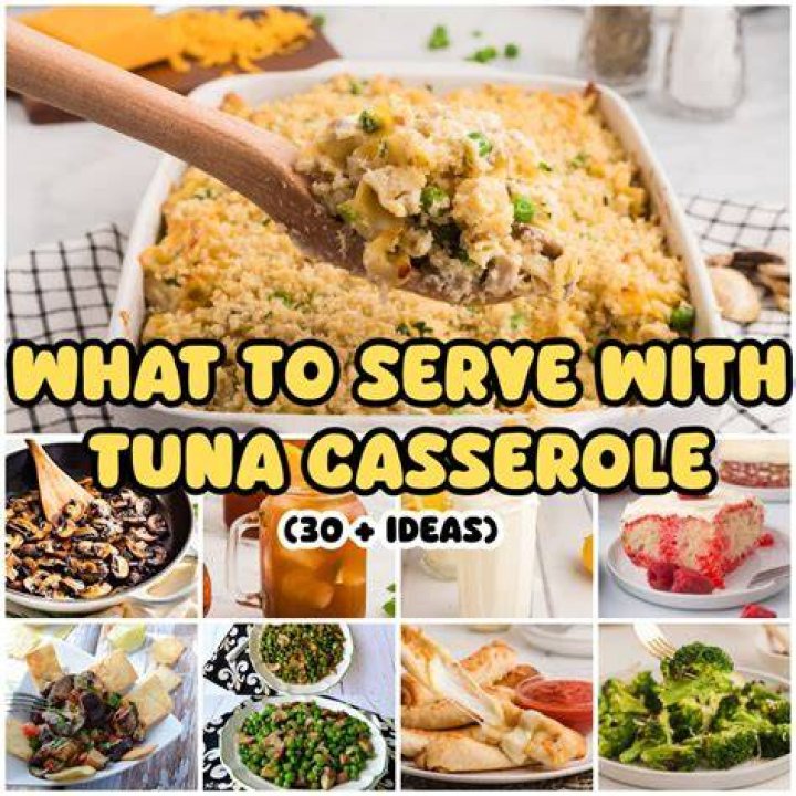 What side dishes go with tuna casserole?
