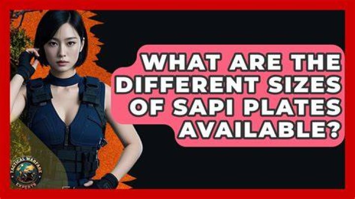 What size are SAPI plates?