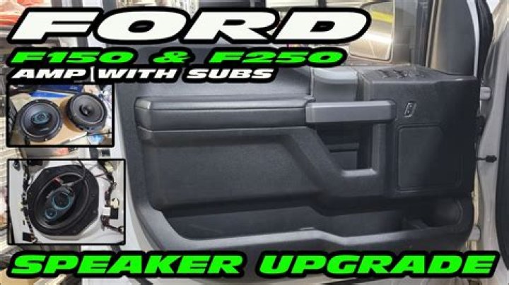 What size speakers are in 2013 f150?