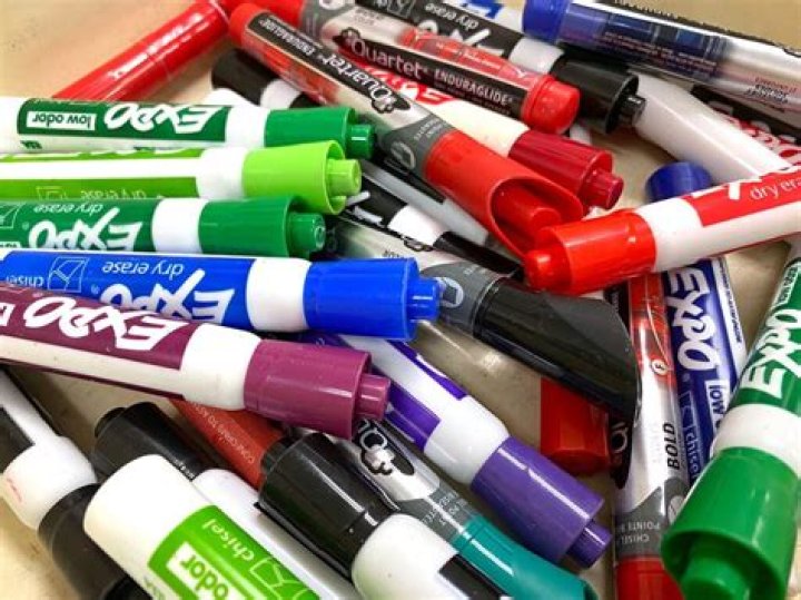 What surfaces can dry erase markers be used on?