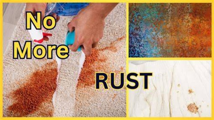 What takes rust stains out of carpet?