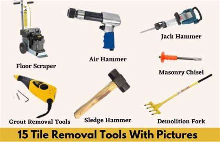 What tool is used to remove tile?