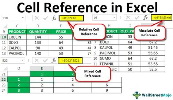 What type of cell reference will not adjust to its new location when it is copied or moved to another cell?