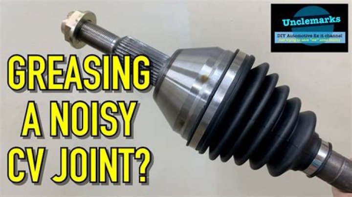 What type of grease is in a CV joint?