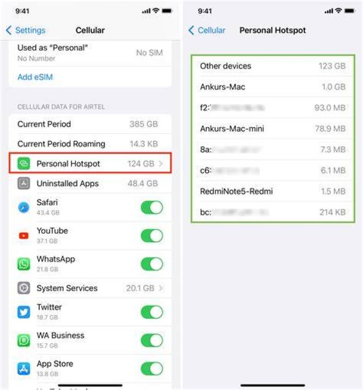 What type of security is my iPhone hotspot?