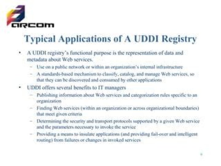 What UDDI means?